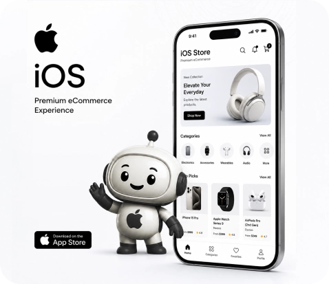 iOS App Development Company main section image